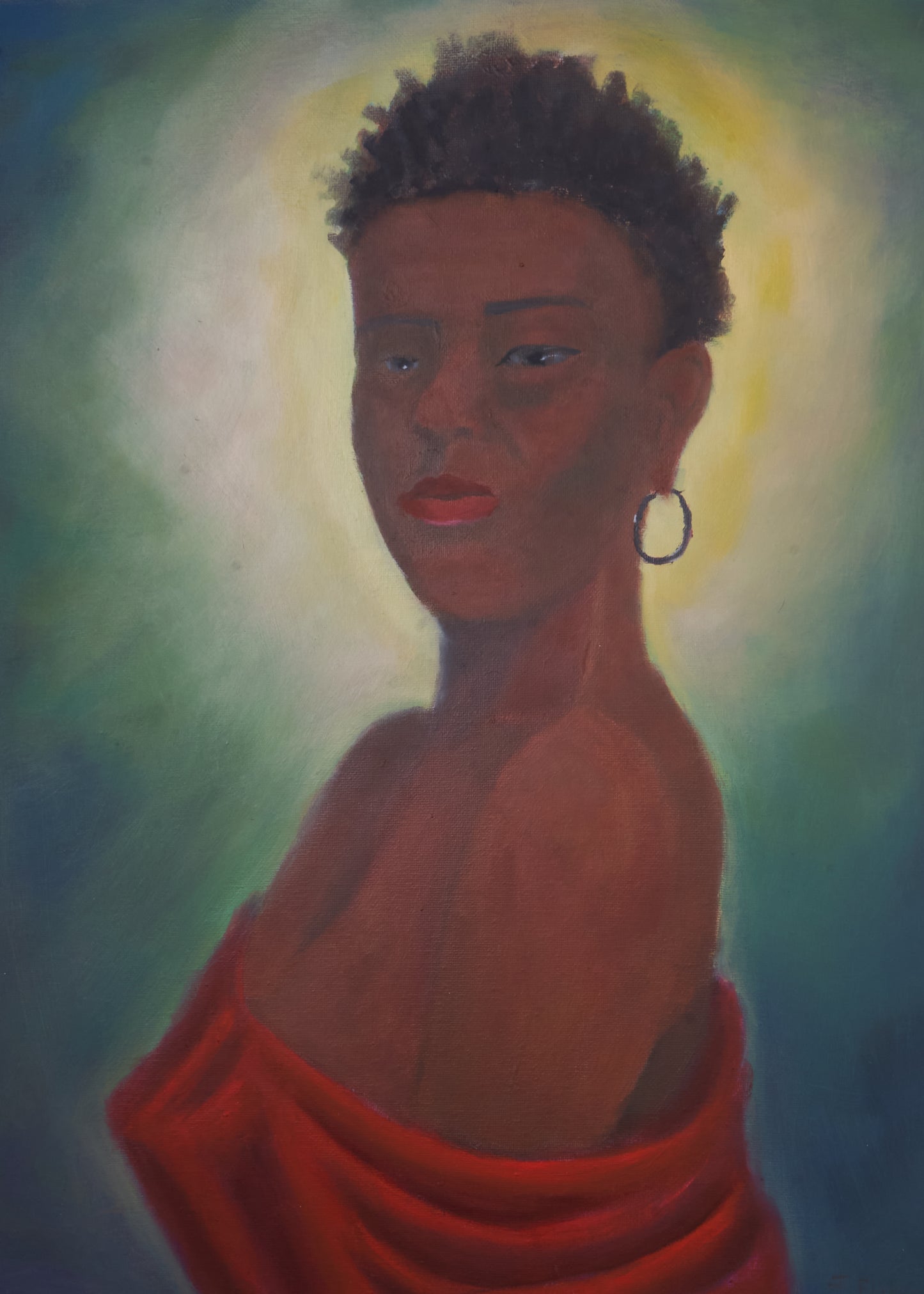 Black Woman in Red